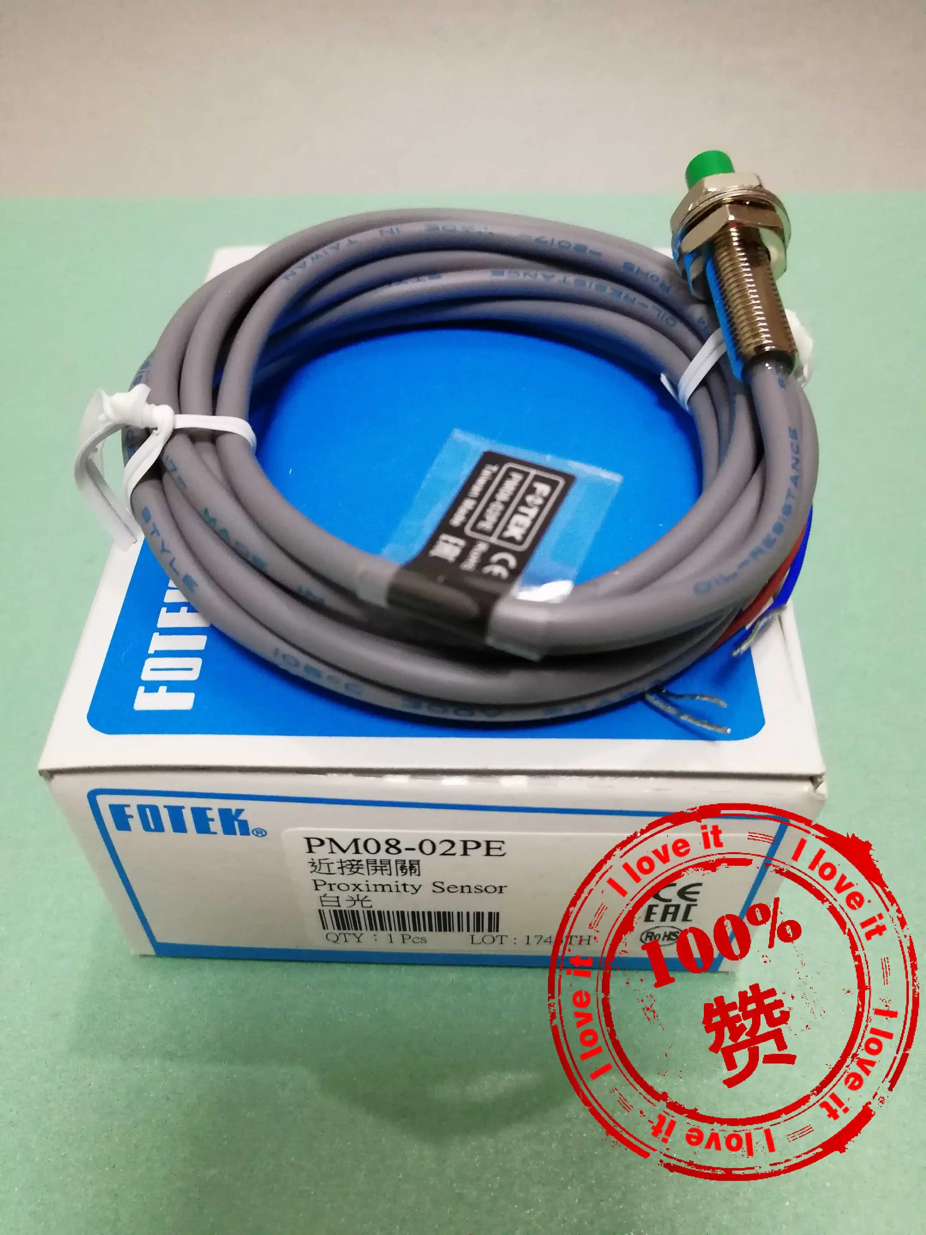 

100% new original inductance proximity switch PM08-02PE fake penalty 10