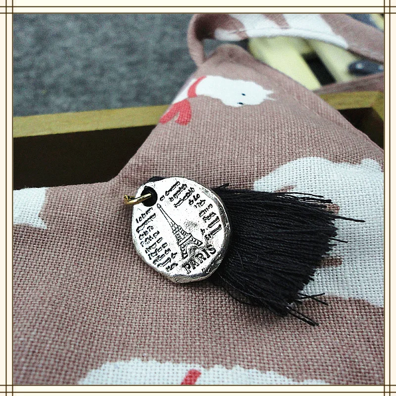 Pentagram fabric styling children's bag tassel versatile messenger shoulder purse |