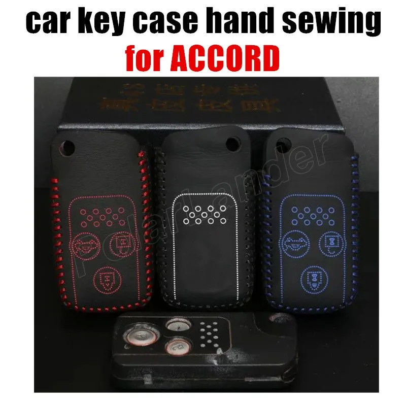 Только красный автомобильный чехол для ключей Стайлинг подходит HONDA 8 ACCORD ручная
