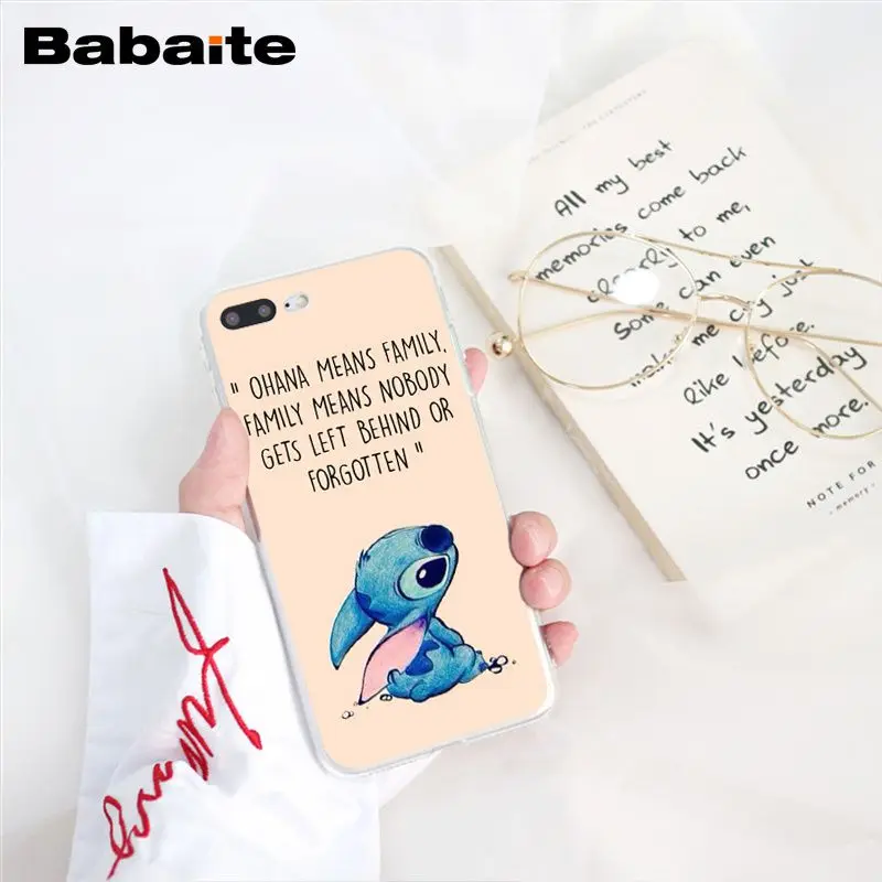 Babaite милый мультфильм Лило Ститч чехол для телефона чехол для iphone 11 Pro 11Pro Max 8 7 6 6S Plus 5 5S SE XR X XS MAX