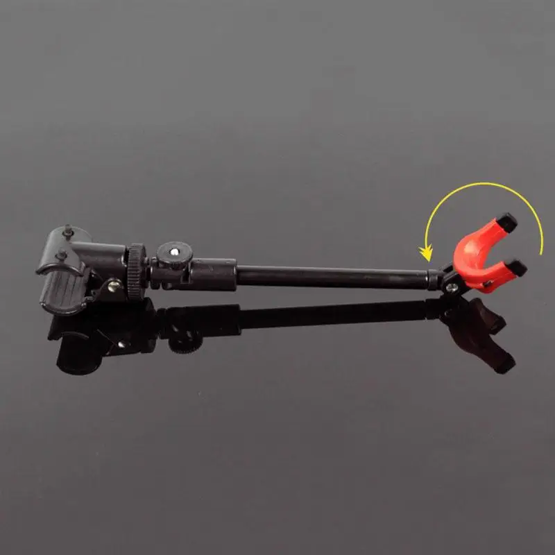 Вращающийся телескопический рыболовный кронштейн металлический тянущийся