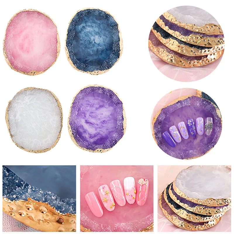 1 шт. практика доска естественная Смола лак цвет полка маникюр инструмент Ложные