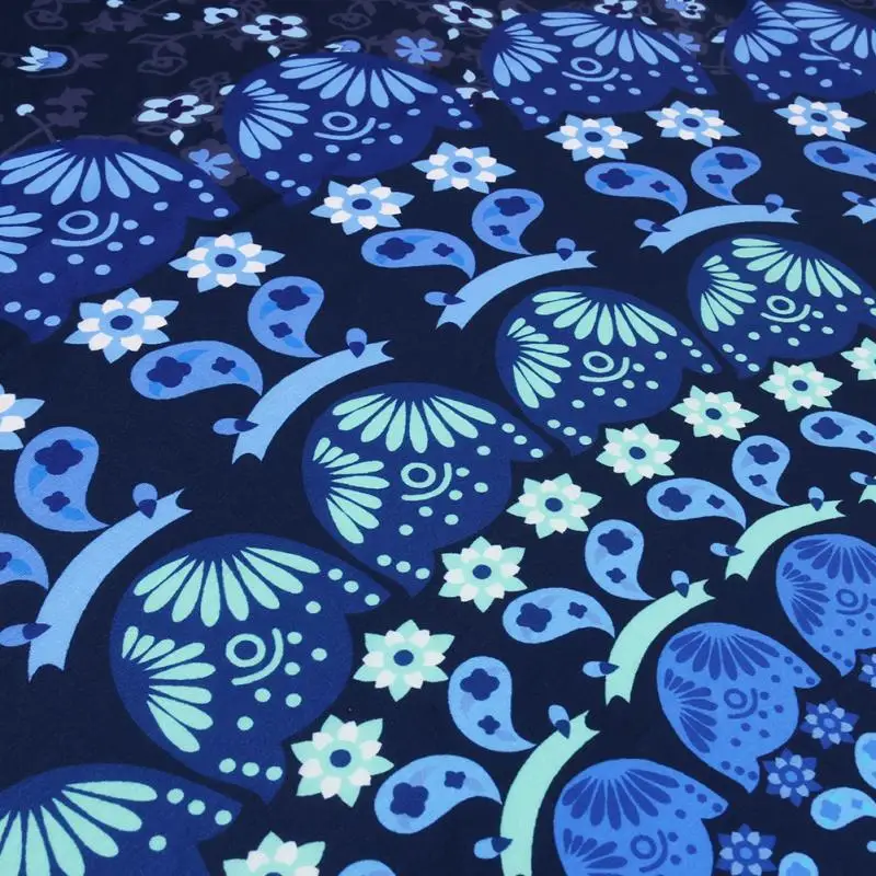 Индийская МАНДАЛА ГОБЕЛЕН хиппи настенный синий богемный покрывало домашний