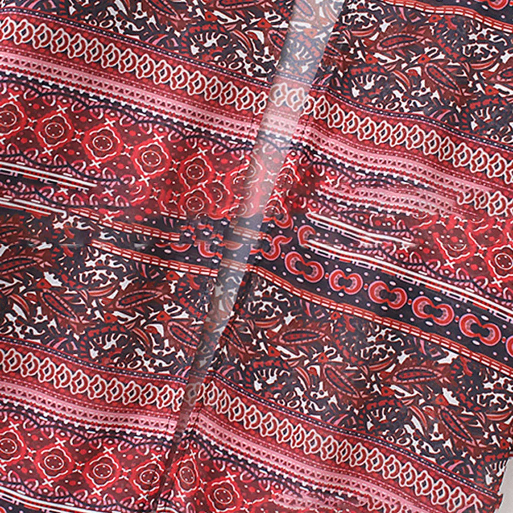 Женская накидка блузка топ с принтом костюм бикини одежда для купания пляжный