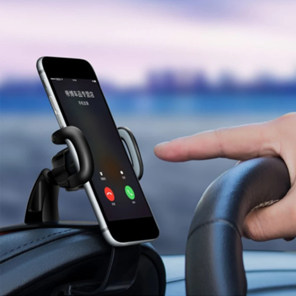 GPS Adjustable Clip Non Slip Drive 360 Degree Rotation Phone Holder Navigation Support ABS Mount Stand Car Dashboard Universal | Мобильные