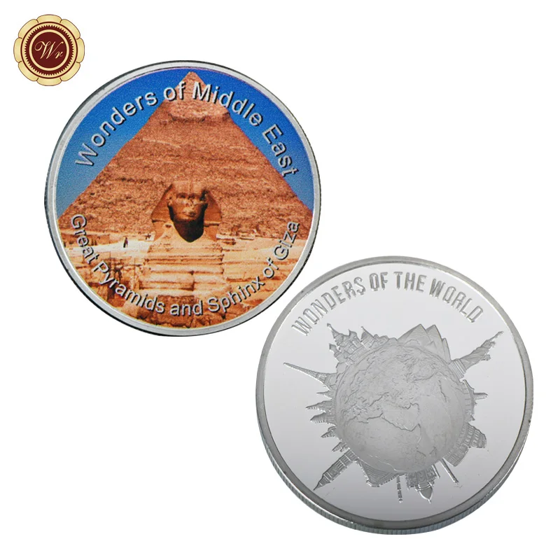 WR домашний декор Ближний Восток знаменитый пейзаж вызов памятная монета большие