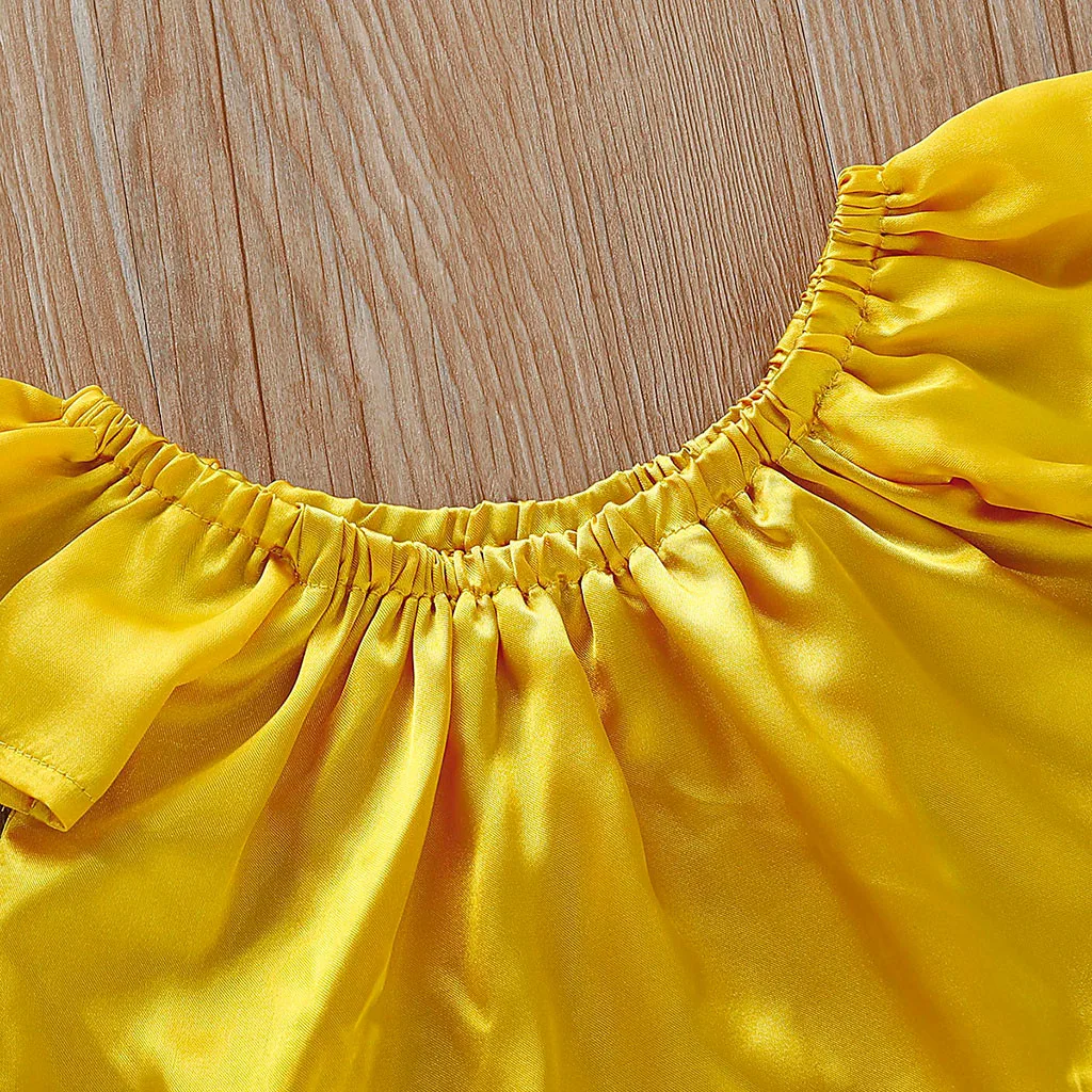 Одежда для малышей одежда детей комплект из 2 предметов маленьких девочек