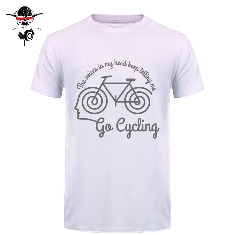 Voices In My Head Cyclinger Мужская футболка RLTW футболка Cycle Cyclinger Bicycle день рождения базовые модели футболка с принтом Летняя Повседневная