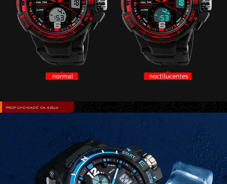SKMEI G Digital Fashion Style-Men's Military Sport Watches Army Military Wrist Watch sport Quartz Watch