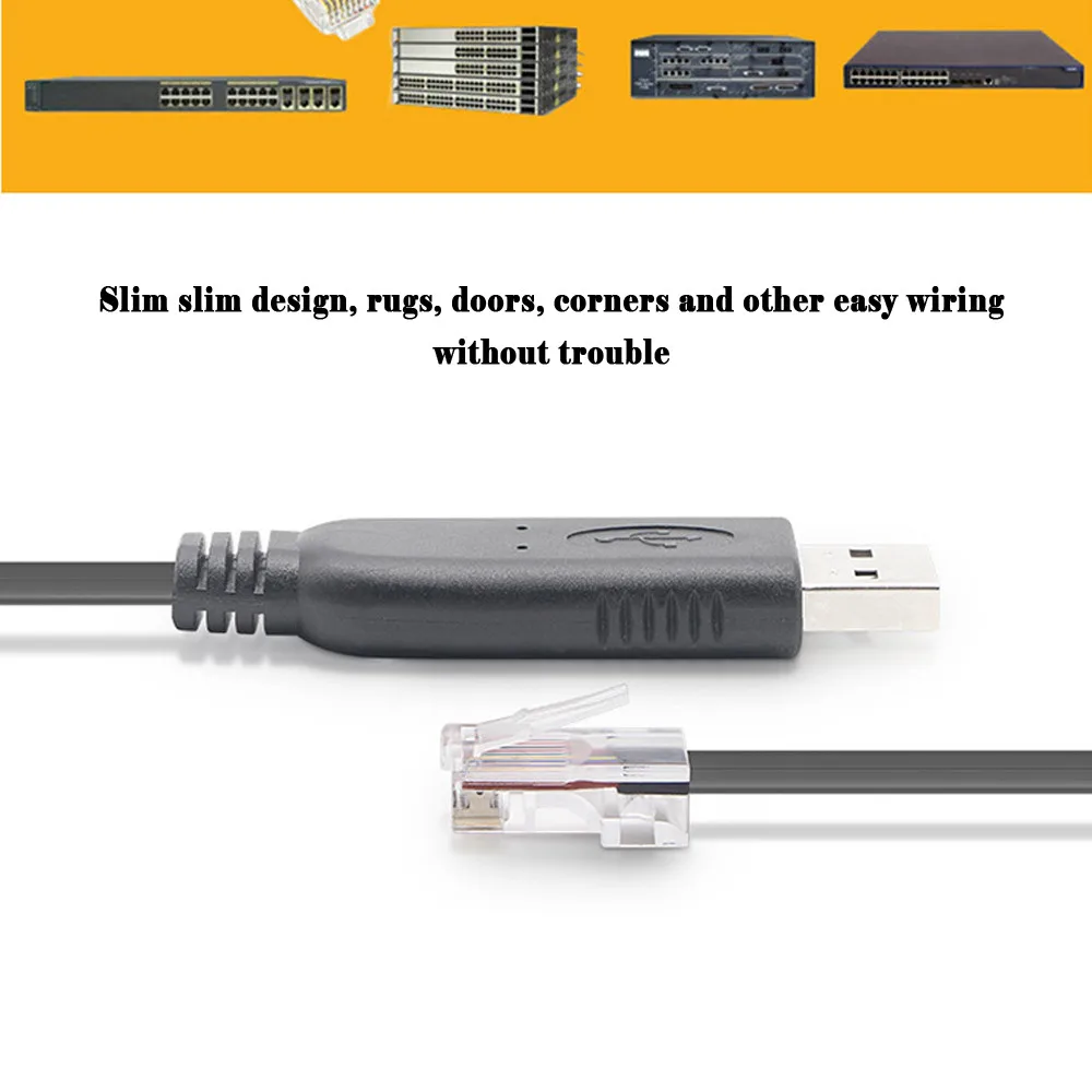 Цифровые кабели HIPERDEAL аудио и видеокабель 45U USB к RJ45 консоль Cisco 6 футов 1 8 метровый