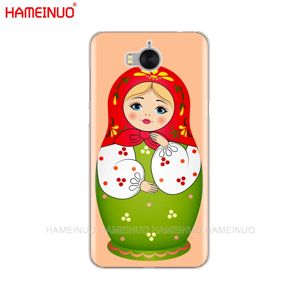 HAMEINUO Милые Роскошные Чехлы с русскими матрешками для сотового телефона huawei honor 3C