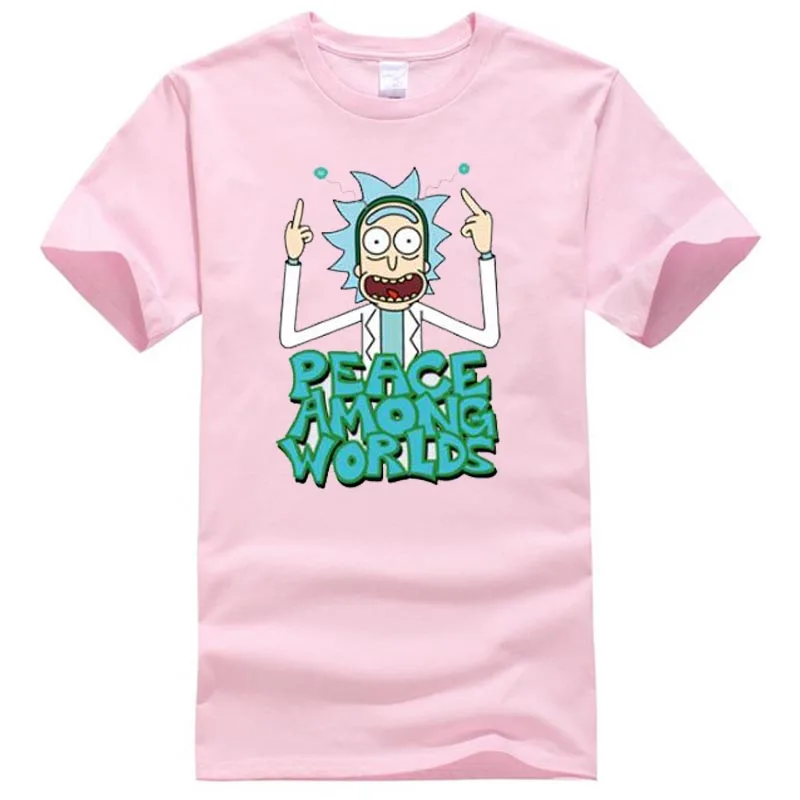 Новые повседневные мужские футболки Rick And Morty забавная футболка с дизайном