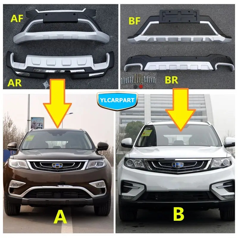 Для Geely Atlas, Boyue, NL3, Emgrand X7 EmgrarandX7 EX7 SUV, автомобильный Бампер Защитный чехол для предотвращения столкновений