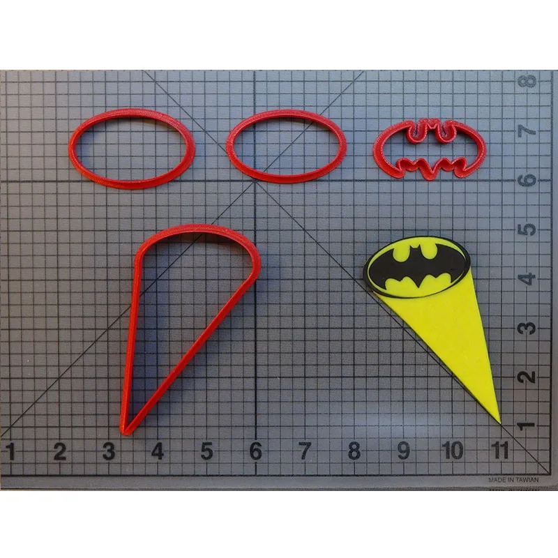 Бэтмен сигнальный резак печенья на заказ 3D напечатанный помадка форма для кекса