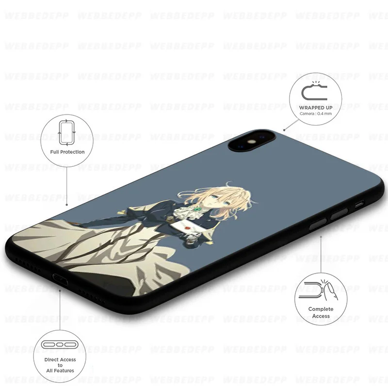 Мягкий чехол WEBBEDEPP Violet Evergarden Anime для Xiaomi Mi 9T 9 8 SE 6 A1 A2 A3 Lite MiA1 MiA2 MiA3 F1 MAX 3 Mi8 CC9E CC9 |