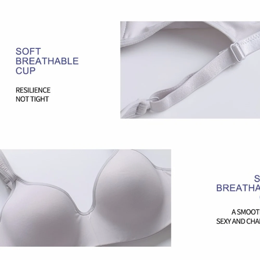 Бюстгальтеры размера плюс для женщин бюстгальтер пуш ап на косточках однотонное