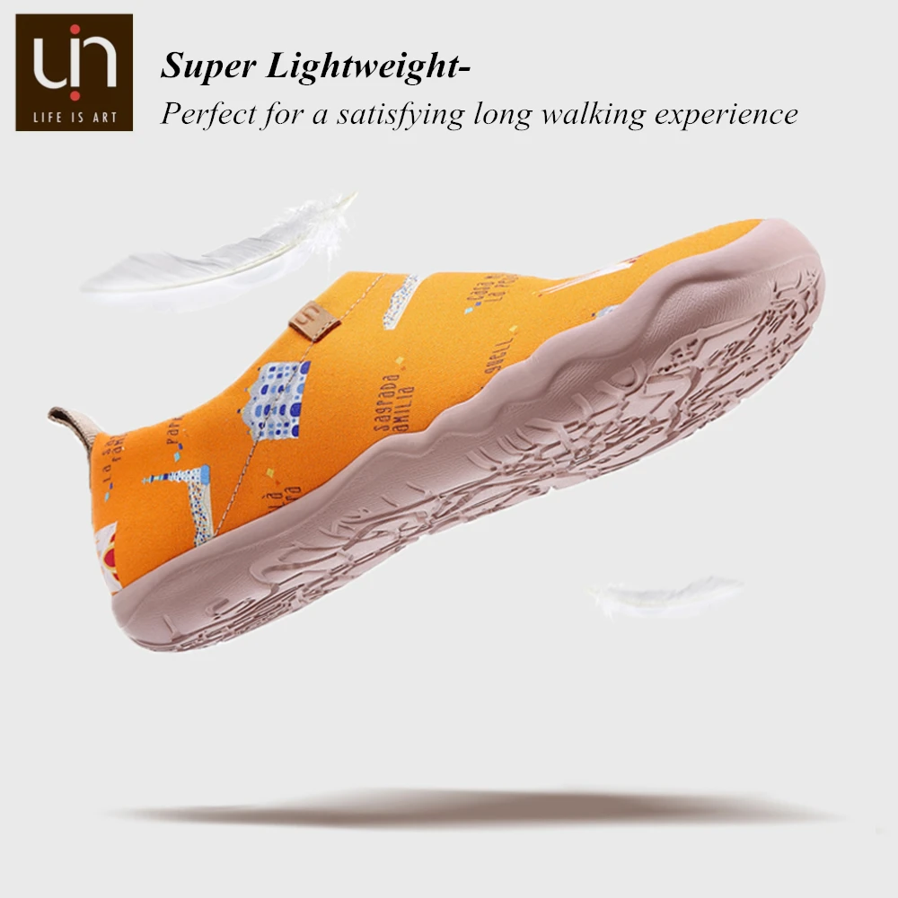 Кроссовки UIN мужские холщовые художественный дизайн окрашенные повседневная