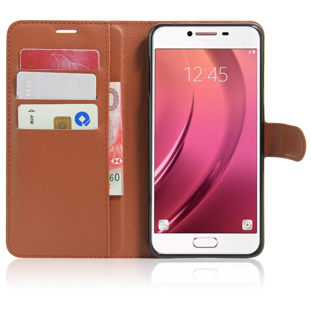 Чехол Cyboris для Samsung Galaxy C7 флип-чехол C700 C7000 чехол из искусственной кожи с