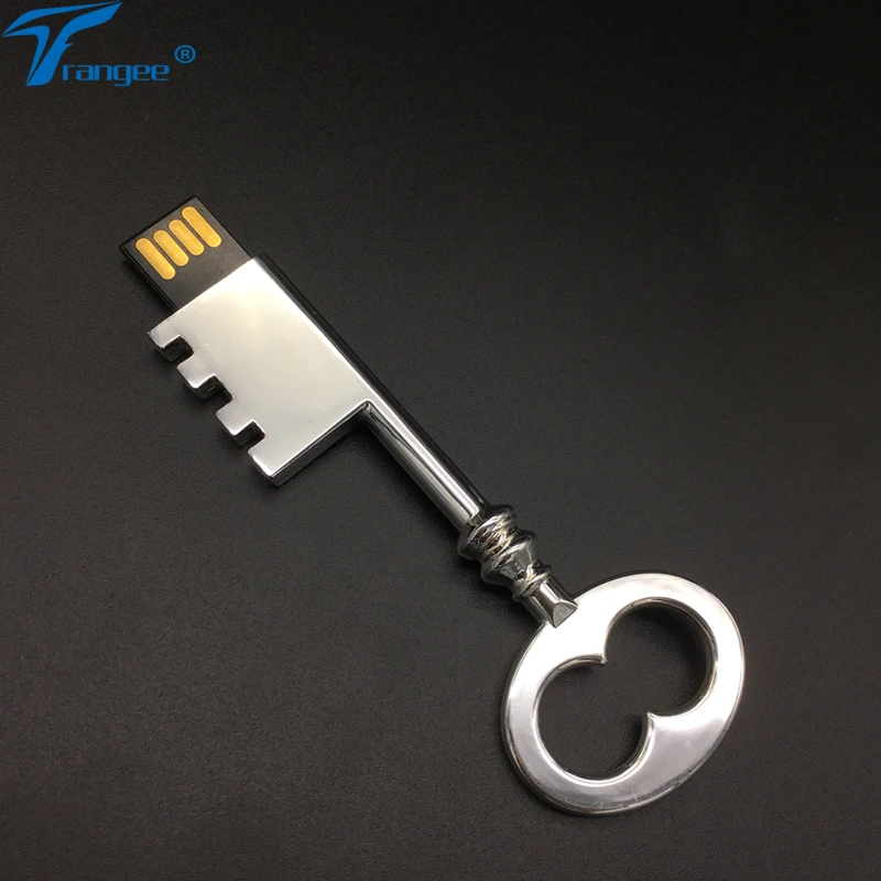 Флэш накопитель Trangee 4 ГБ 8 16 32 серебристый металлический флэш флешка USB 2 0|memory stick