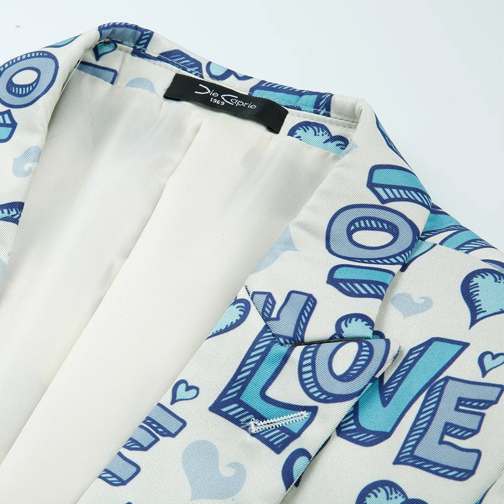 WINWAY 2019 Fashion Letter Print Casual Slim Fit Formal Suit Jacket Blazer Designs Stage Costumes For Christmas Festival Party | Мужская