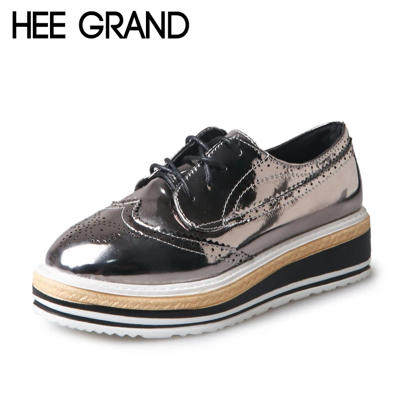 HEE GRAND/2018 женская повседневная обувь с заклепками удобная на плоской платформе со