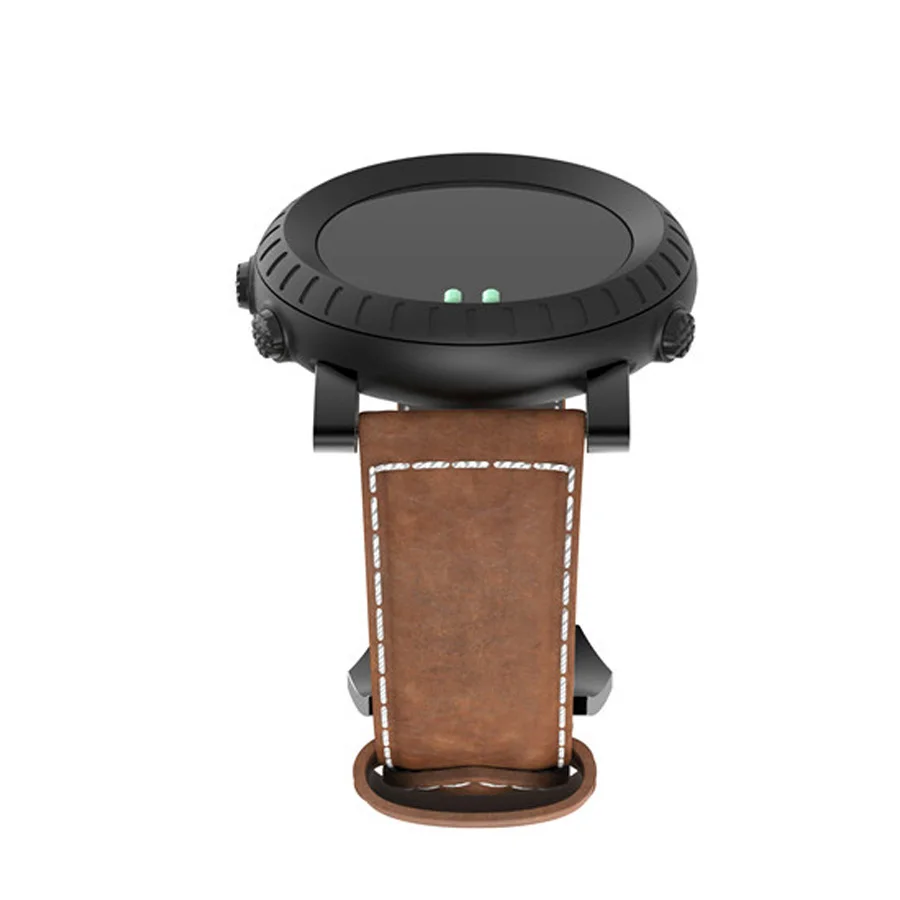 Ремешок из натуральной кожи для смарт часов Suunto серии Core быстрая замена