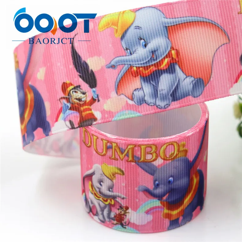 OOOT BAORJCT I-19426-1087, 1-1/", 10 ярдов мультфильм термотрансферные печатные корсажные ленты, Бант колпачок DIY аксессуары украшения - Цвет: I-19426-1095