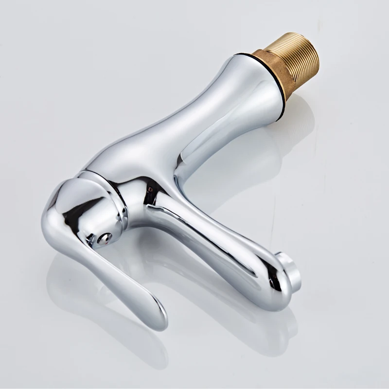 Оптовая продажа смеситель для раковины в ванную комнату хромированный с одной