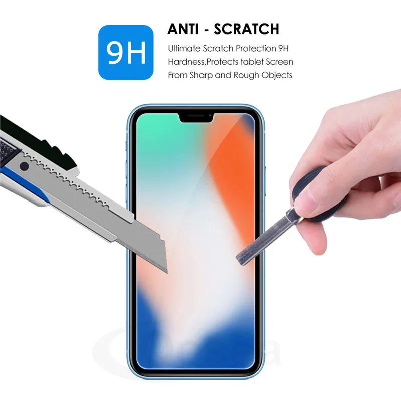 (2 шт) Телефон протектор экрана для iPhone XI XS MAX XR закаленное стекло ультратонкий 9 H