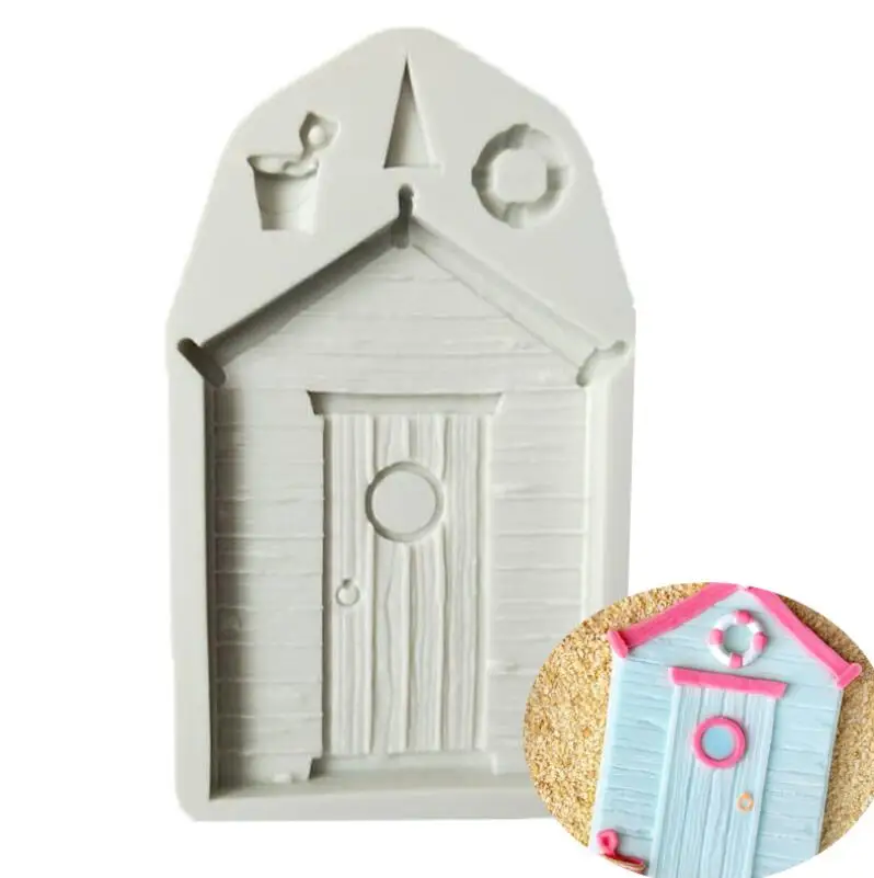 Силиконовая форма для торта Luyou 1 шт. мультяшный домик силиконовая отделки