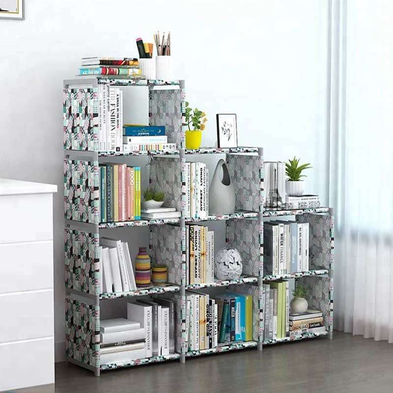 Kaidi Three Rows Simple Modern Student Children Bookshelf Creative Combination Storage Cabinet | Мебель