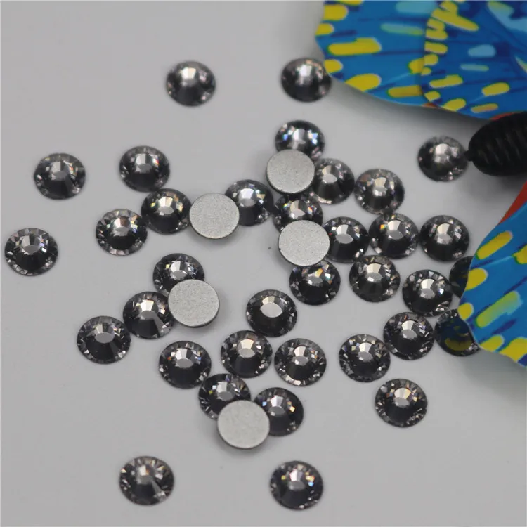 Бесплатная доставка! 1440 шт./лот SS10 (2.7 2.9 мм) Высокое качество DMC Black Diamond железа на