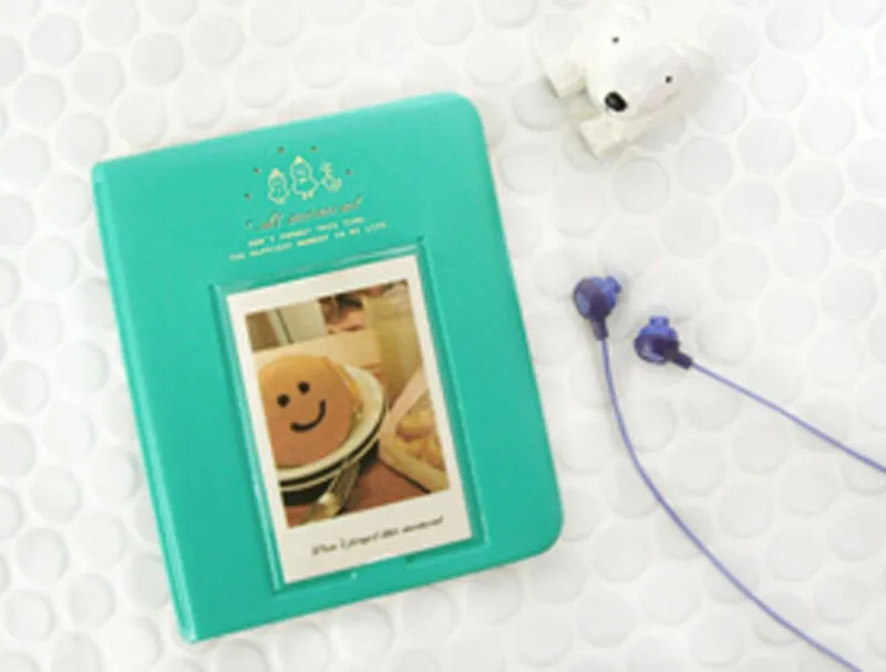Белая пленка для Fuji Instax Mini 8 фотоальбом(64 слота) кусочки монет мульти-Цвет 3 дюймов Мини Винтаж альбом для фотоаппарата Instax