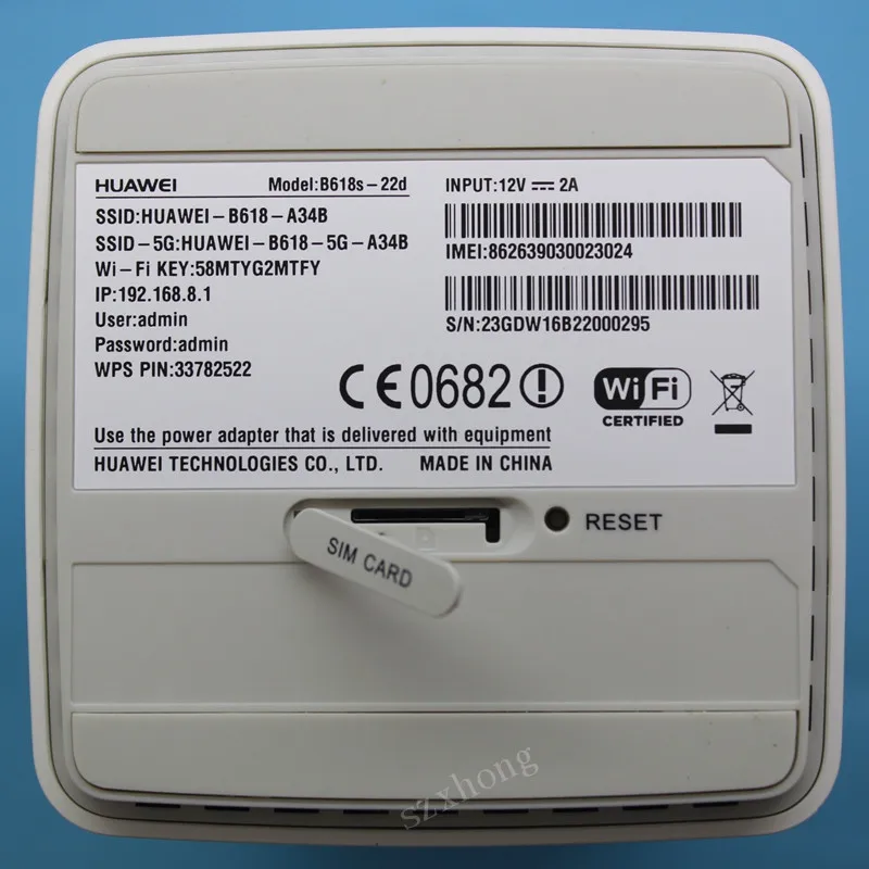 Разблокированный huawei 4G LTE маршрутизатор B618 B618s 22d с антенной 300 Мбит/с мобильный wi fi