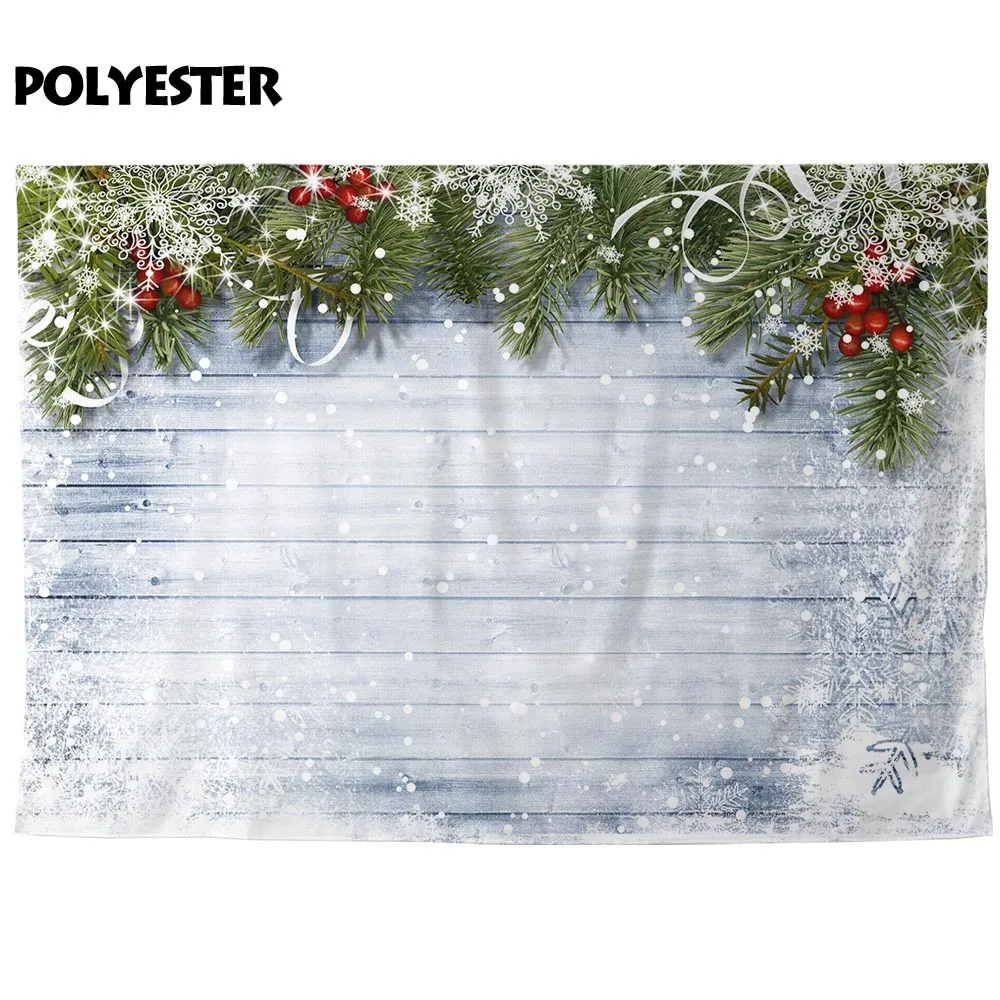 Фон для фотосъемки Allenjoy с рождественской тематикой винтажная деревянная стена