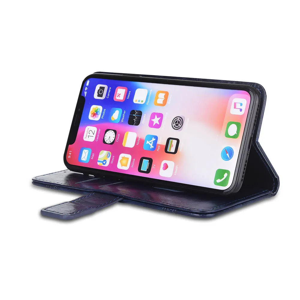 

Flip Leather Case For Blackview P2 Fundas Printed Flower 100% Special wallet stand case with Strap