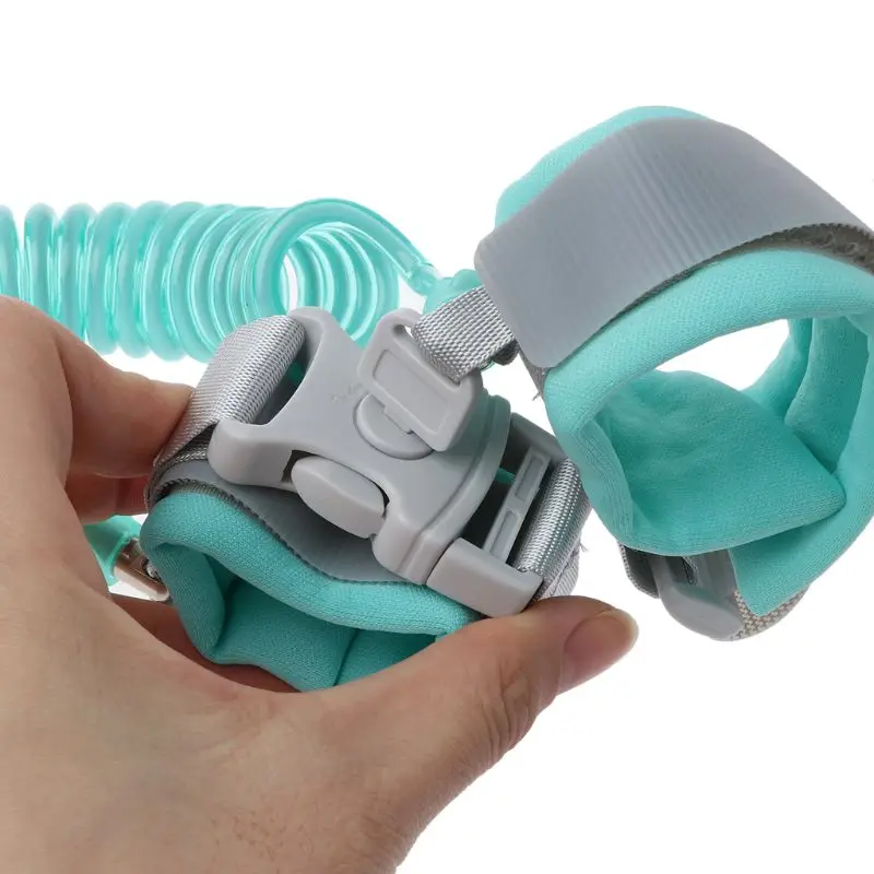 

Baby Walker Safety Belt Anti Lost Wrist Link Add Key Lock Toddler Leash Wristband Walking Strap