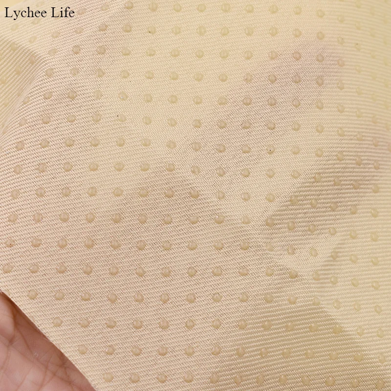 Lychee Life Нескользящая ткань в горошек для украшения одежды ручная работа шитье