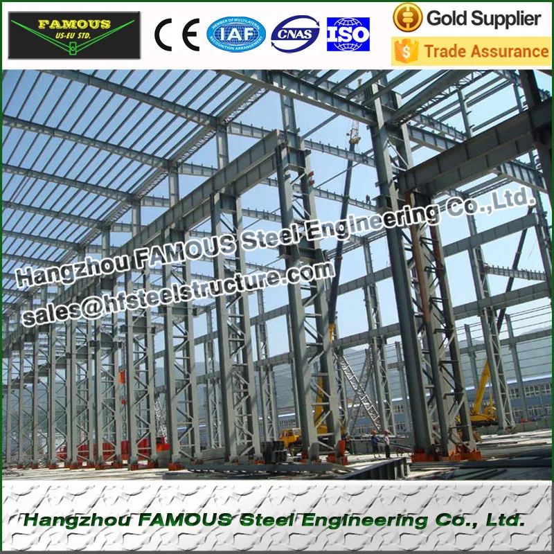 Сборная стальная конструкция настраиваемая для Промышленного цеха и