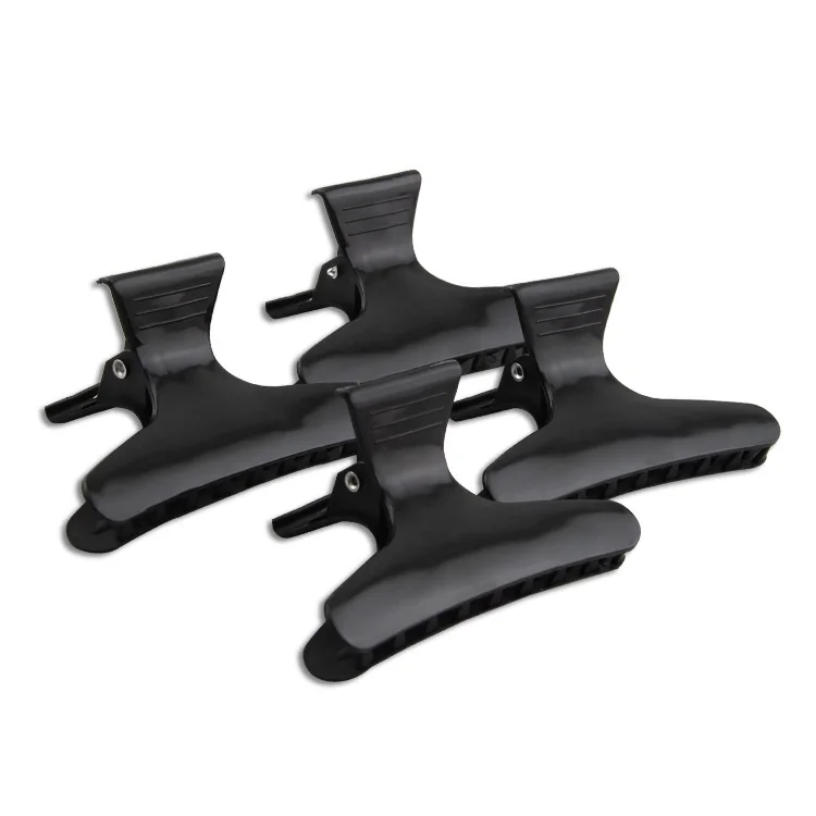 6pcs Butterfly clip Парикмахерский магазин Ретро Пластиковые парикмахерские воды спрей бутылка большой емкости жидкости многоразового распылителя влаги салон стрижка - Цвет: 6pcs Butterfly clip