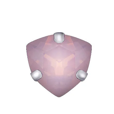 Pink protein Заводская Распродажа 12 мм Толстая треугольная форма высокое качество плоские стеклянные кристаллы пришить коготь стразы, Diy аксессуары для одежды - Цвет: Pink protein