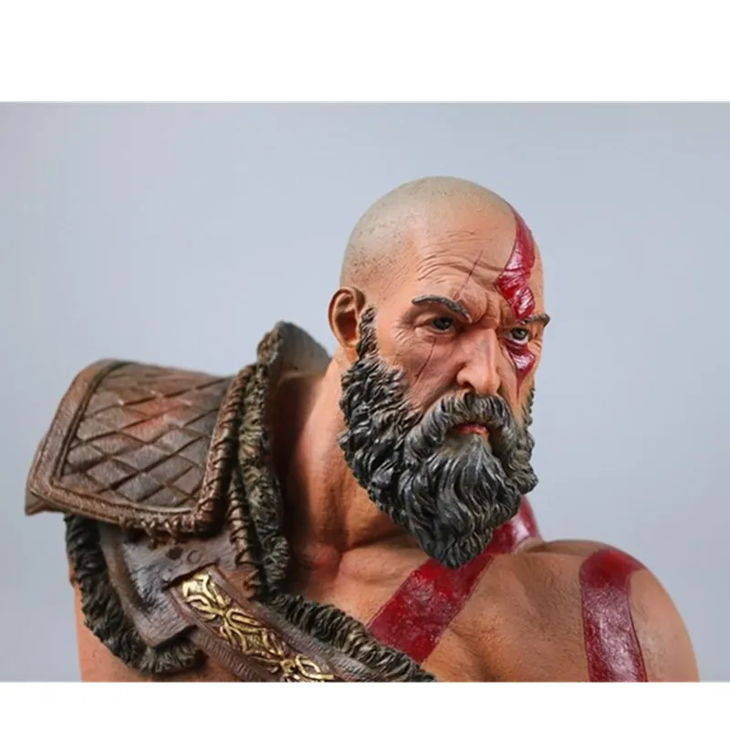 GOD OF WAR Kratos 1/3, полдлины, фото или портрет, цветная пластина, скульптура, ПВХ, фигурка, коллекция, модель игрушки L3050