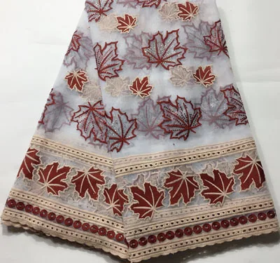 2021 Новое поступление вышивка африканский тюль кружевная ткань для вечернего