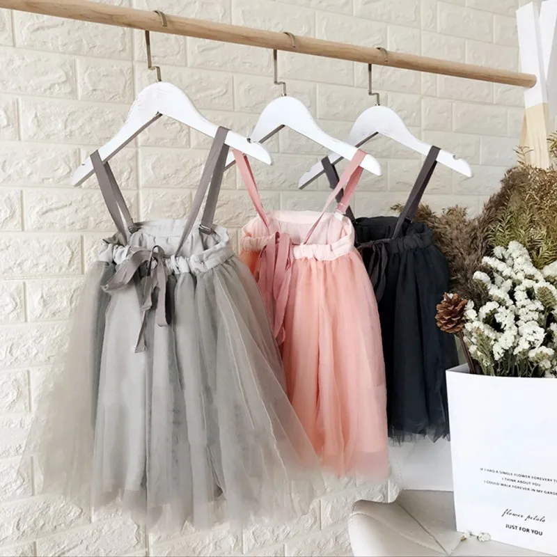 Пряжа платье принцессы с юбкой-пачкой Свадебная вечеринка Vestido Infantil Новые Летние