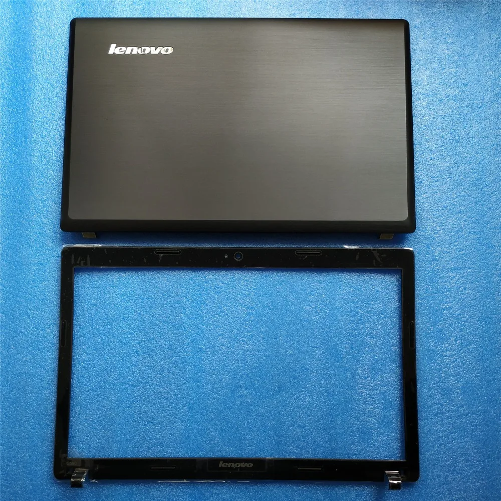 Новая Оригинальная задняя крышка ЖК дисплея для Lenovo G580 G585 + передняя AP0N2000444