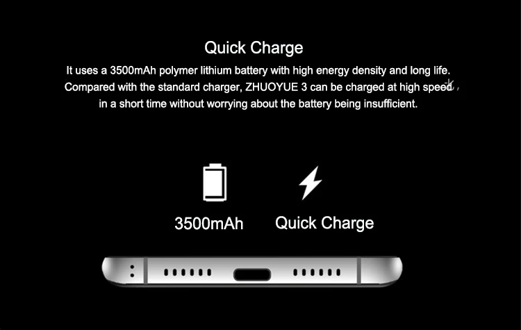 Варго ZHUOYUE 3 VX3 6 ГБ Оперативная память 128 GB Встроенная смартфон 5 7 дюйма MTK6757 Octa core
