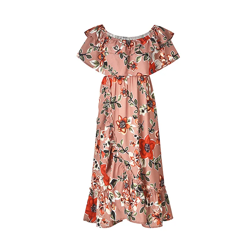 Женское шифоновое платье с открытыми плечами плиссированное в европейском и