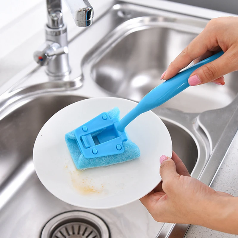 1 шт. съемная кухонная щетка с длинной ручкой|Чистящие щетки| |