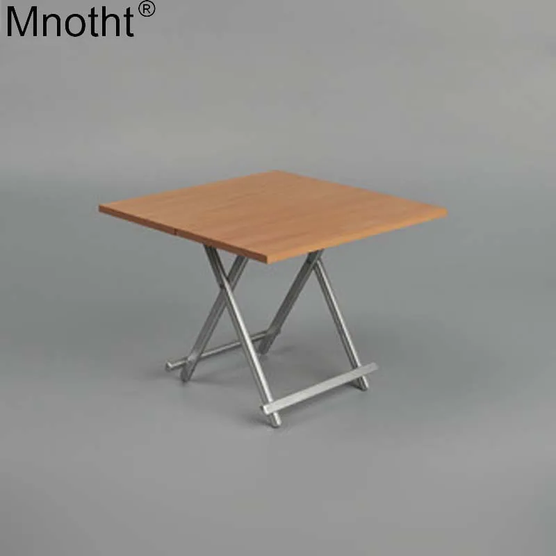 Mnotht 1/6 складной синий черный красный стул + стол деревянный сцены аксессуар ZY15 22 1
