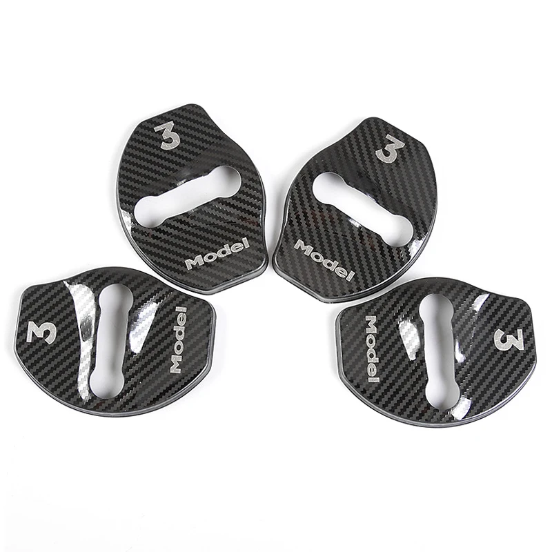 Чехол для дверного замка Tesla Model 3 2016 2018|Наклейки салона авто| |